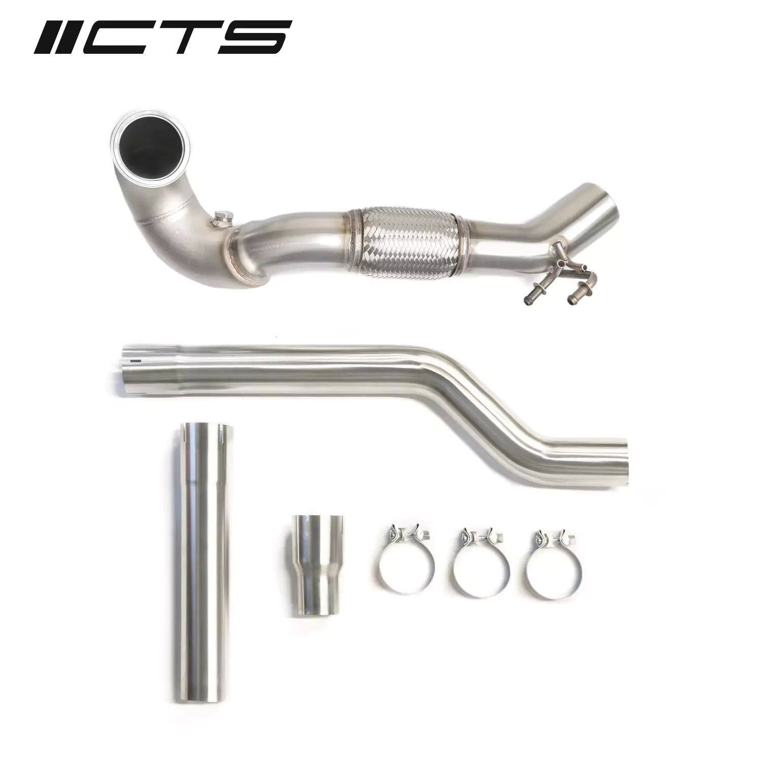 Downpipe Scat / Decat 3,5'' / 89mm Golf 7R 7.5R / S3 8V / Leon 5F Cupra / TTS 8S 4WD - CTS TURBO - immagine 2