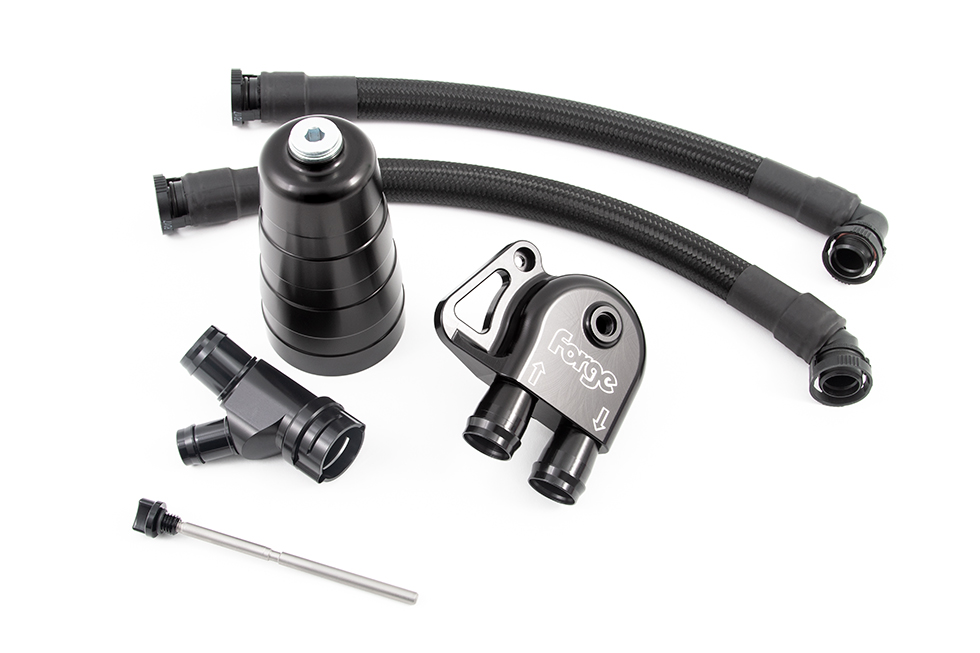 Kit Recupero Vapori Olio Toyota Supra GR A90 / BMW Z4 G29 3.0 B58 - Forge Oil Catch Can - immagine 5