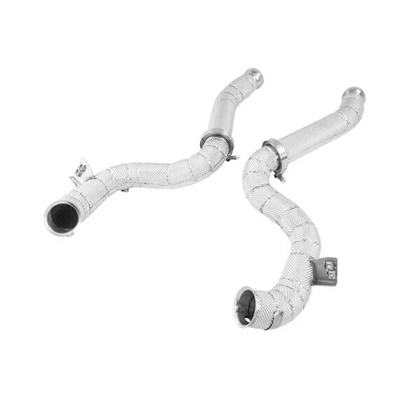 Downpipe Decat con paracalore Mercedes C63 AMG W205 - Alpha Competition Decat Downpipes
